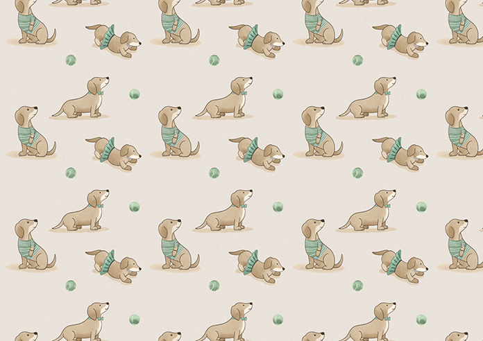 Dasching About, Fetch Biscuit - Roman Blind - Image 7